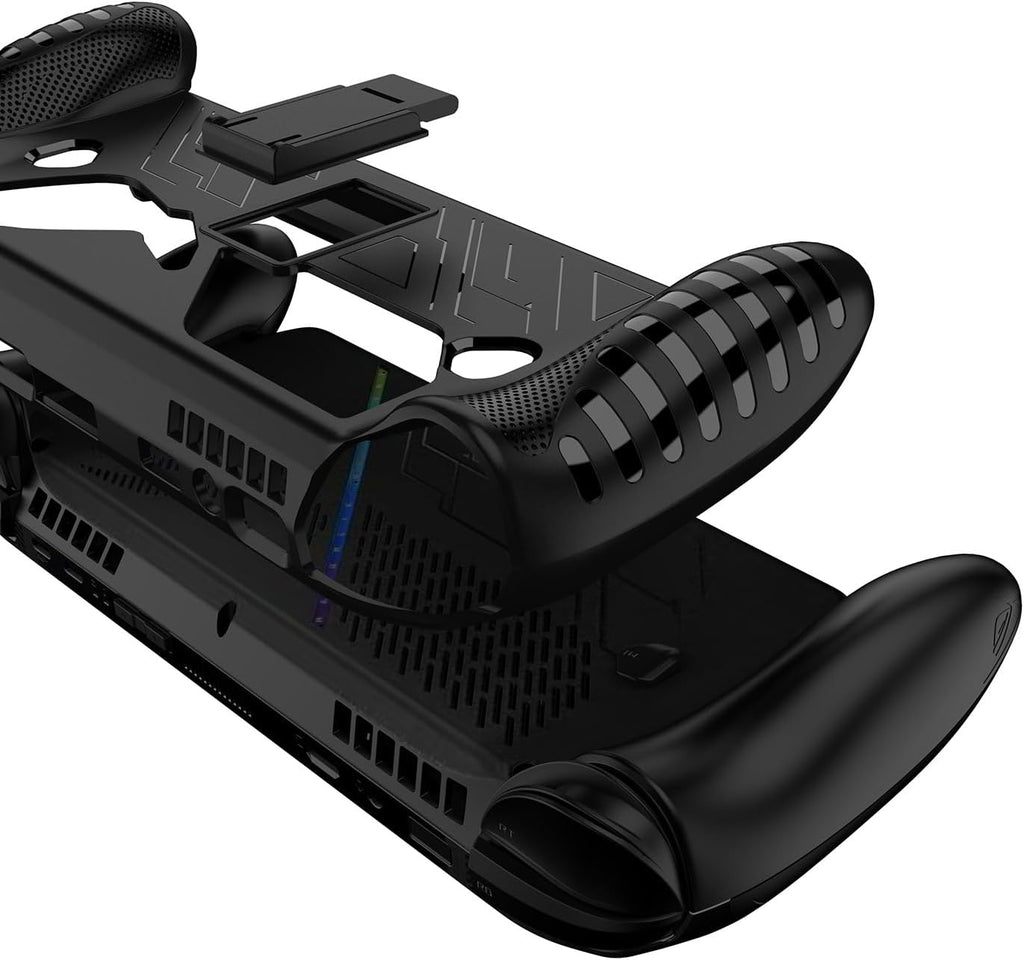 Protective Cover Case for ASUS ROG XBOX Ally X/Ally Gaming Handheld Console with Stand Base, Shockproof TPU Protector Cover for ROG XBOX Ally X Accessories (Black) - Image 8