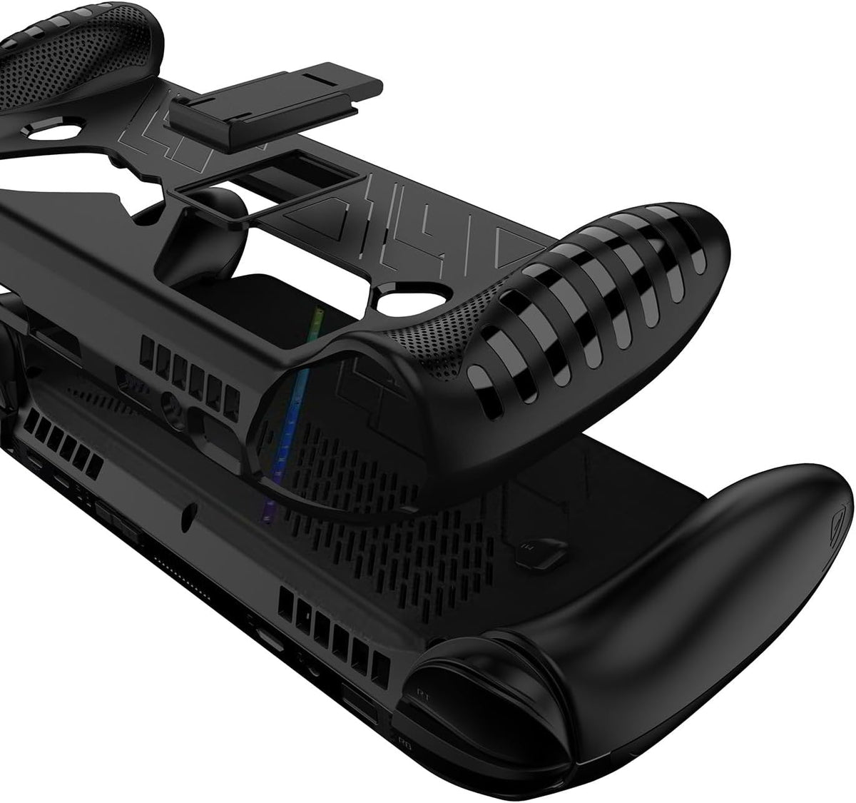 Protective Cover Case for ASUS ROG XBOX Ally X/Ally Gaming Handheld Console with Stand Base, Shockproof TPU Protector Cover for ROG XBOX Ally X Accessories (Black) - Image 8