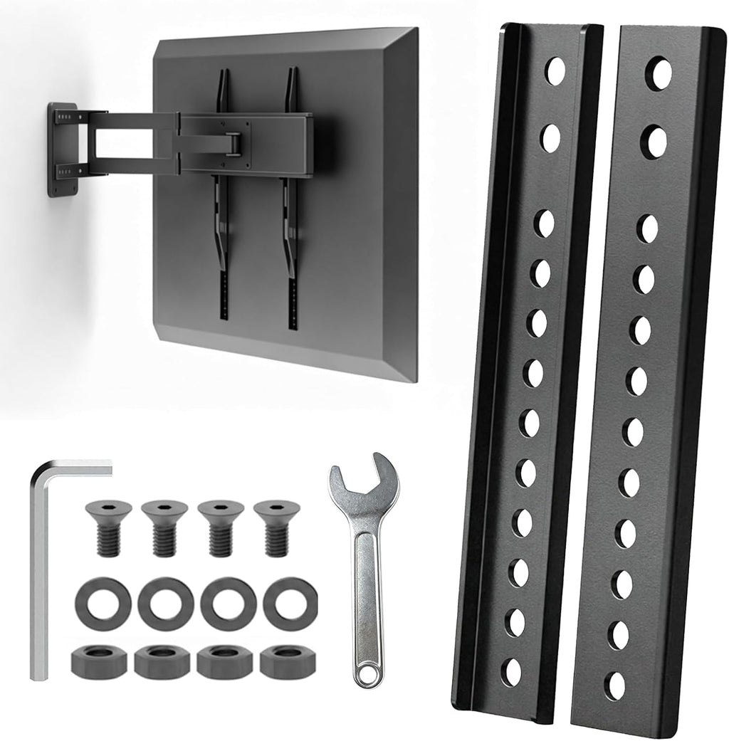Vertical VESA Extender Kit, TV Mount Extender, 2 PCS, Black by Dedomy