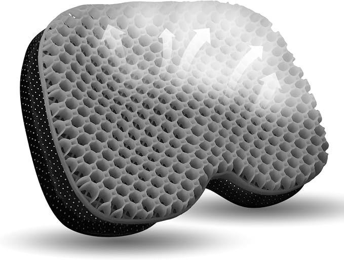 Anti-Slip Kayak Seat Cushion - Waterproof Thicken Gel Boat Kayak Canoe Rowing Stadium Pad for Sit in Kayak Chair Kayak Accessories Equipment Gear for Fishing Kayak by NEW-Vi