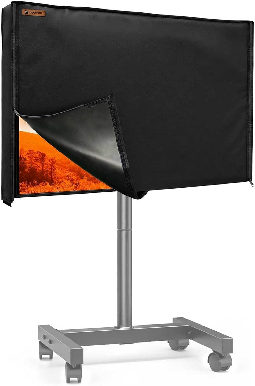 IC ICLOVER 60-65 inch Mobile TV Stand Cover, Floor Stand Outdoor TV Cover by IC ICLOVER