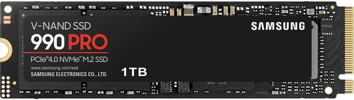 Samsung SSD 990 PRO 1TB, PCIe 4.0 M.2 2280, Up to 7,450 MB/s by Samsung
