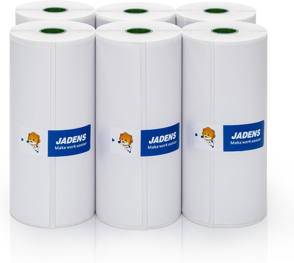 JADENS 6 Rolls Thermal Label Paper, 4×6'' Compatible with C10 by JADENS