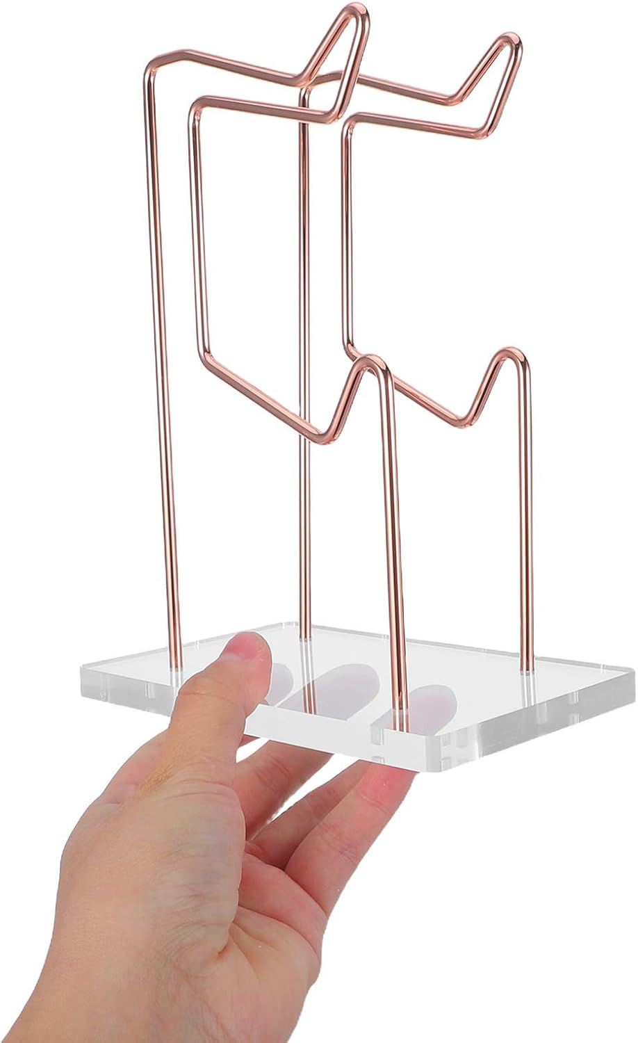 Gaming Controller Holder Stand, Acrylic Display Organizer with Iron Base - Image 4