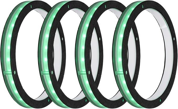 KEMIMOTO 6.5” RGB Car LED Speaker Rings Compatible with UTV SUV Marine RV | Speaker Ring Lights Music Sync Dreamcolor Interior Lighting for 6.5 inch Speakers (4 Pack) - Image 8