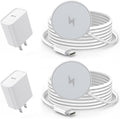 [Apple MFi Certified]Magnetic Wireless Charger for iPhone 17 16 15,2Pack 6FT 15W Apple Fast Mag-Safe Charger USB C Fast Charging Block for iPhone 17/17 Air/16/16 Pro/Pro Max/15/14/13/Plus/Pro/Pro Max by Kruidvat