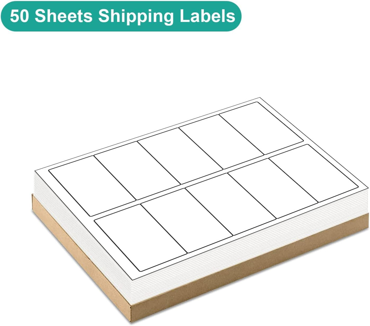 MFLABEL Shipping Labels for Laser & Inkjet Printer 2" x 4" (10-up) 16000 Sheets - Image 3