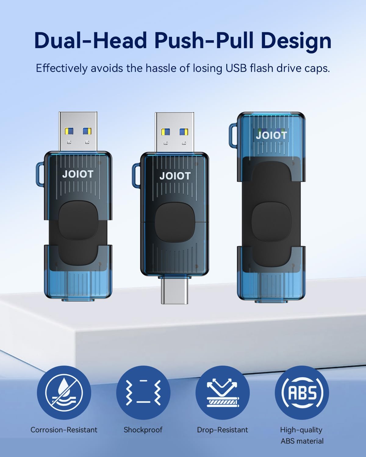 128GB USB C Flash Drive USB 3.2 Gen 1 up to 110MB/s, 5-Pack - Image 3