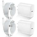 Phone 15 Charger, 20W USB C Fast Charging Block and 3ft Type C to Type C Cable Cord for Phone 15/15 Pro/15 Pro Max/15 Plus, Pad Pro 12.9/11 inch,Pad Air 5th/mini-White by DiHines