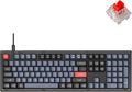 Keychron V6 Wired Custom Mechanical Keyboard, Full-Size QMK/VIA Programmable Macro with Hot-swappable Keychron K Pro Red Switch Compatible with Mac Windows Linux (Frosted Black-Translucent) | QMK Programmable with Hot-swappable Keychron Red Switch Comp... by Keychron