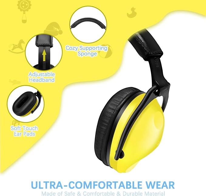 ZOHAN Kids Ear Protection 3 Pack,Kids Noise Canceling Headphone for Concerts, Monster Truck, Fireworks - Image 5