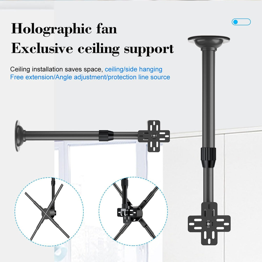 Ejoyous Ceiling Mount Bracket, Adjustable 15.5 to 24 Inch Span - Image 4