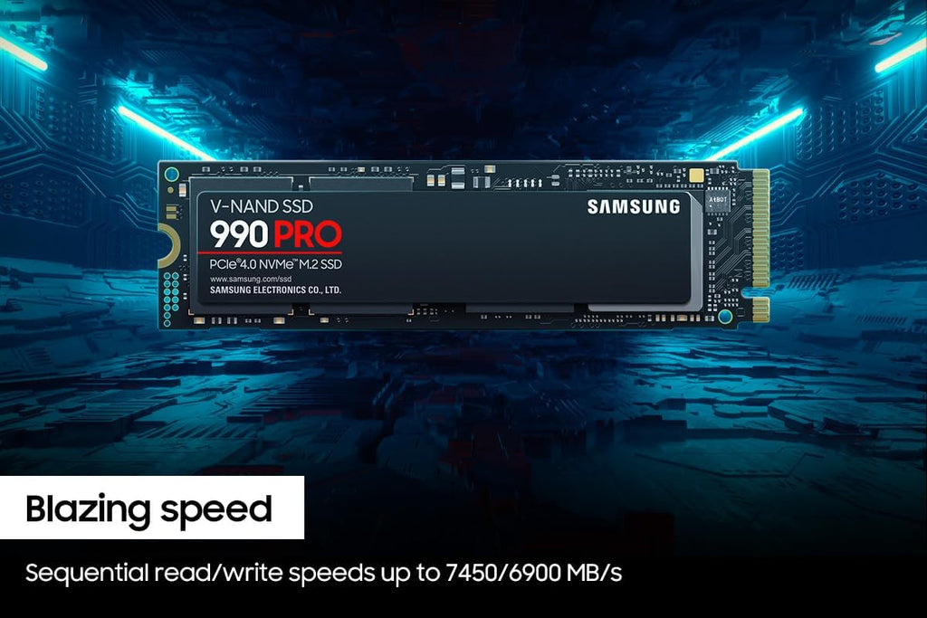 Samsung SSD 990 PRO 1TB, PCIe 4.0 M.2 2280, Up to 7,450 MB/s - Image 2