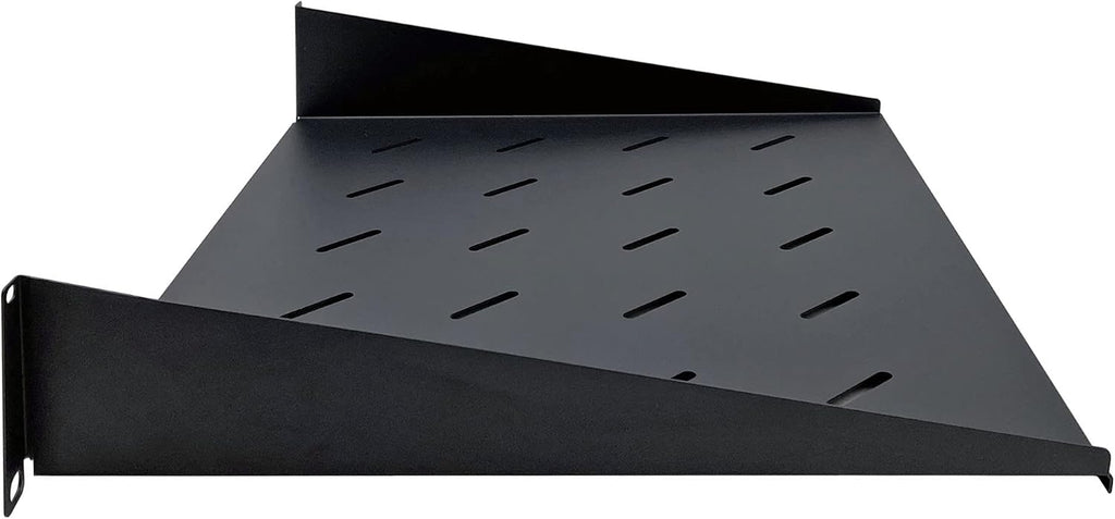 Electriduct 2U Server Rack Shelf - Universal 19" Vented Rack Mount Cantilever Tray Network Equipment Cabinet Audio System Enclosure - 16" Deep - Image 3