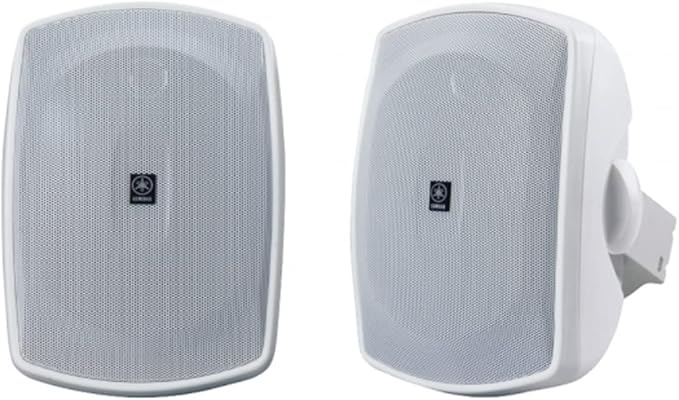 YAMAHA NS-AW190WH 2-Way Indoor/Outdoor Speakers (Pair, White) by Unknown