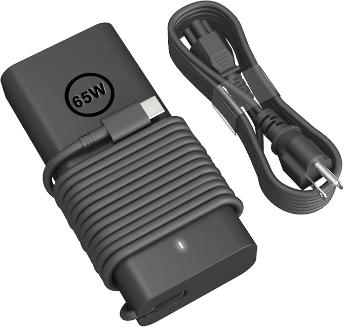 HBONY 65W USB Type C Charger Compatible with Dell Laptop Latitude 5540 5440 7440 5450 e5430 5430 5530 7430 3450 5550 5350 7450 5420 7420 5520 e5440 Power Cord, XPS 13 Computer AC Adapter by HBONY