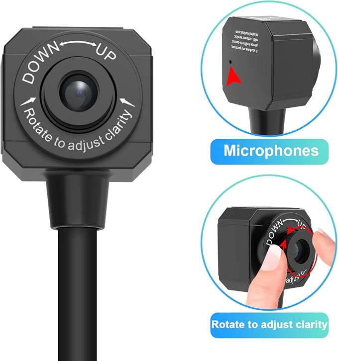 USB Document Camera for Teachers,Manual Focus Webcam with Mic,Fold for Mac/Windows/Chromebook - Image 2