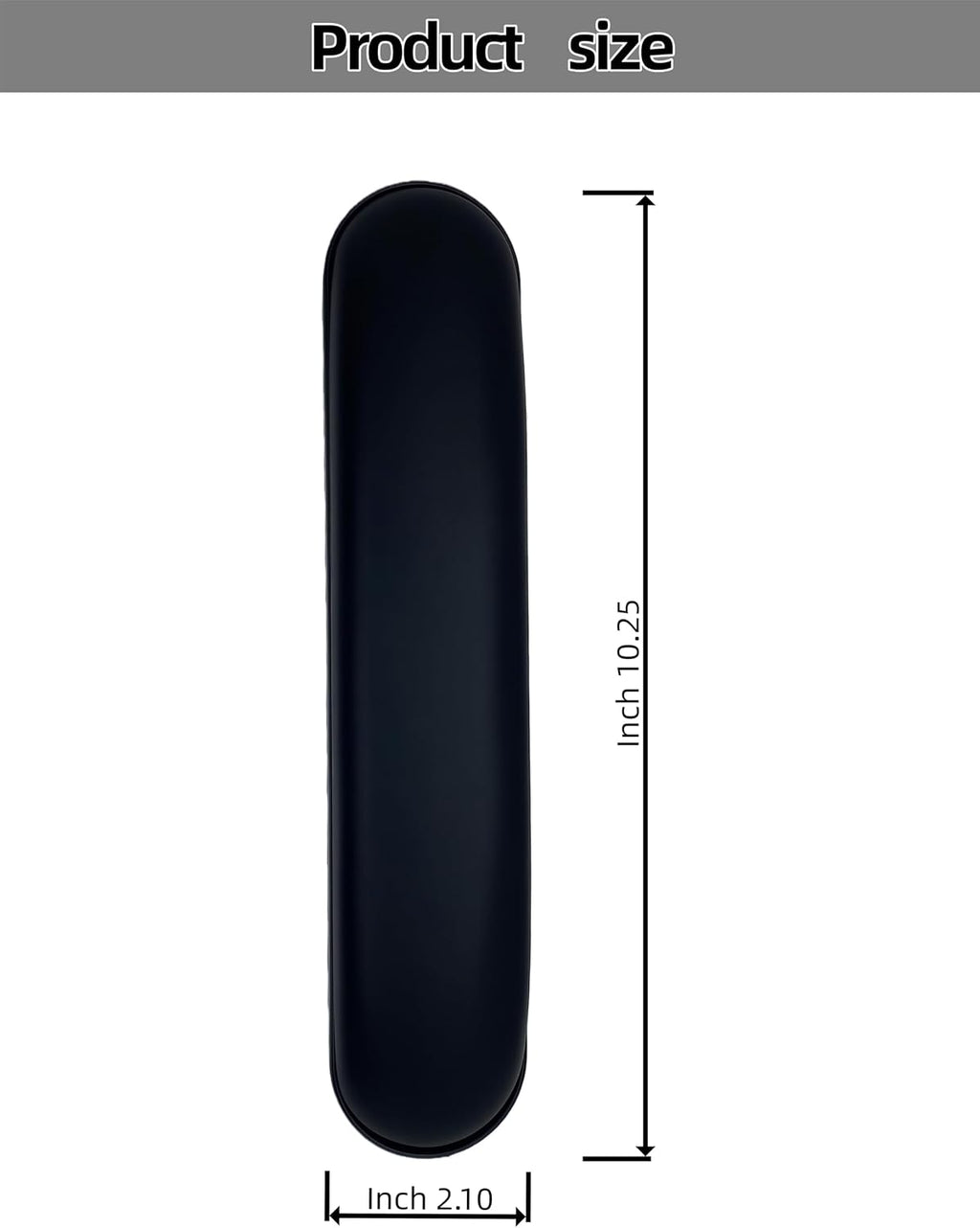 Wheel Chair Arm Rest Replacements, 10-1/4", Black - Image 2