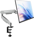 THEARK Single Monitor Desk Mount 17"-32" Screens - Adjustable Mechanical Monitor Arm Computer Monitor Stand up to 19.8 lbs,VESA Arm Desk Mount with C-Clamp and Grommet Base,VESA 75x75/100x100mm,Silver by THEARK