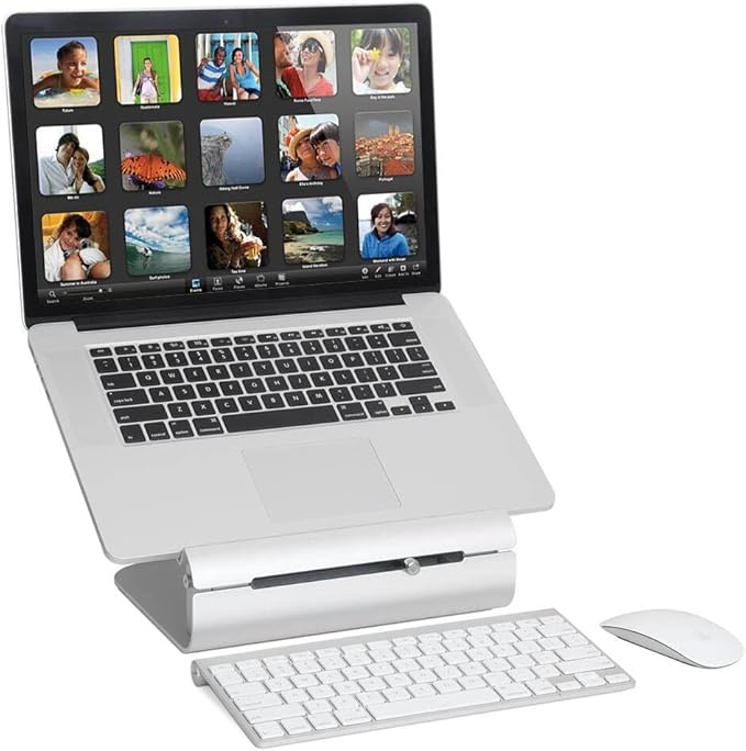 Rain Design iLevel2 Adjustable Height Laptop Stand (Patented) (Silver) - Image 2