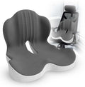 Large Memory Foam Seat Cushion Lumbar Support Pillow for Sciatica & Tailbone Pressure Relief Coccyx Pad for Office Chair, Car,Wheelchair,Home,Office by Yaani