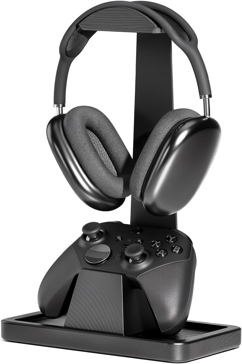 UPERGO Solid Wood Headphone Stand with Controller Holder for Desk by UPERGO
