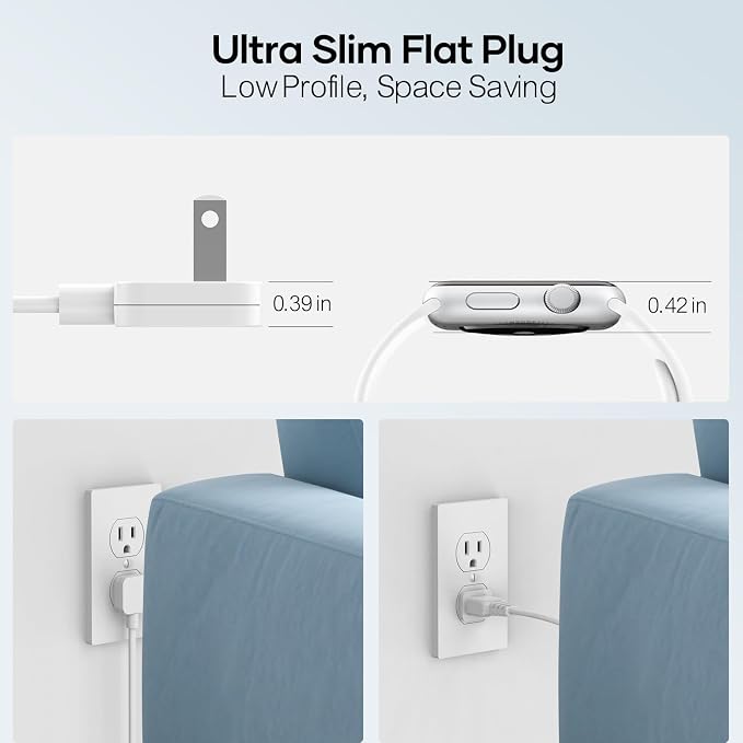 USB C Charger Hub 450W, 10 Ports Charging Station for Multiple Devices, Type C Port 140W Max for Laptops Super Fast Charging, GaN Tech Charging Blocks Comapct Design, Ultra Slim Flat Plug - Image 5
