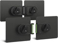 2-Pack Universal Magnetic Monitor Connection Bracket Compatible with All Computer Monitors Curved and Flat Screen Adjustable Magnetic Monitor Alignment Tool with Strong Adhesive by Bedycoon