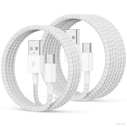 UCALMA Car Carplay Cable for iPhone 17 16 15 Pro Max, 2Pack [6FT+10FT] Long USB A to USB C Cable Fast Charging, USBC Charger Cord Braided for iPhone 17/16/15 Pro Max/Pro/Air/Plus for iPad Pro 12.9/11 by UCALMA