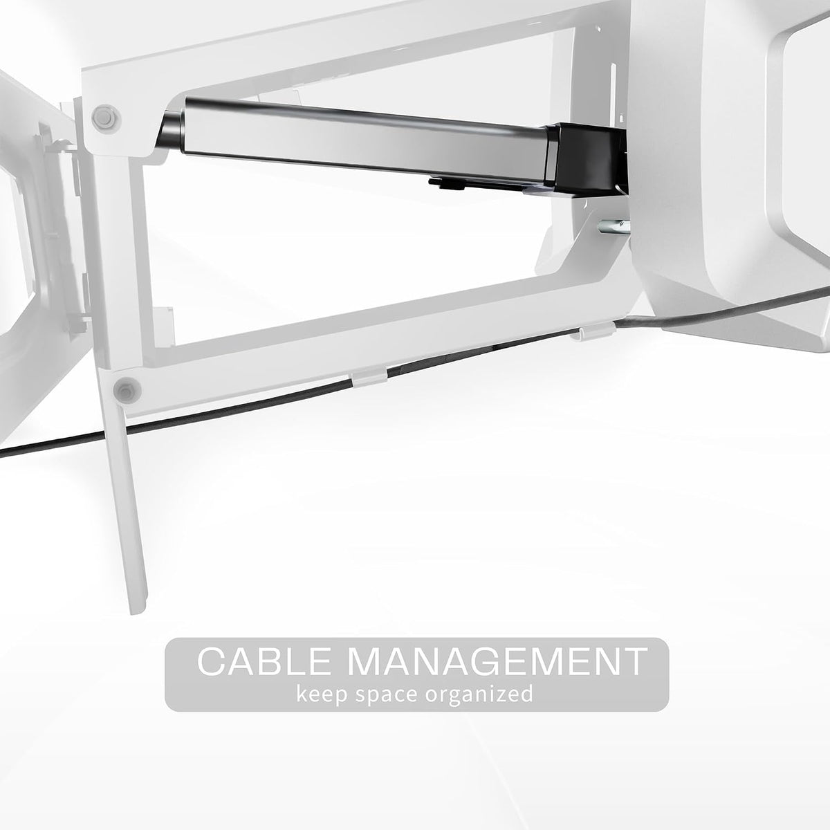 VIVO White Motorized TV Wall Mount for 37-70 in Screens, MOUNT-E-M070R-W - Image 9