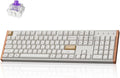 Keychron K10 HE Full-Size Hall Effect Keyboard Wireless, Rapid Trigger | Hot-Swappable Magnetic Switches Adjustable Actuation 2.4 GHz Bluetooth USB-C PBT Keycaps QMK Custom RGB Aluminum Wood Frame by Keychron
