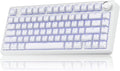 SOLAKAKA A75 Wireless Gaming Keyboard with Multifunction Knob, BT5.0/2.4GHz/USB-C, 75% Mechanical Keyboard, Hot-Swappable, Gasket Creamy Keyboard with RGB Backlit, Crystal Keycaps, for PC/Mac/PC by SOLAKAKA