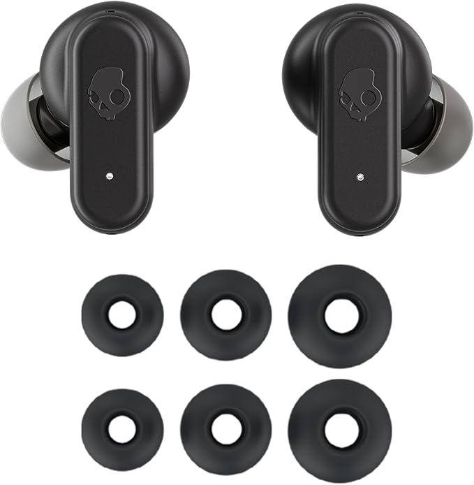 Skullcandy Dime Evo Wireless Earbuds with Clip-Anywhere Case - True Black | In-Ear Fit, Noise Isolating, 36 Hours Battery, Microphone for iPhone Android, Easy Clip-On Design, Travel, Commuting - Image 7