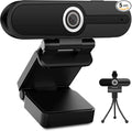 ToLuLu UHD 4K Webcam with Microphone, 8MP USB Computer Web Camera w/Tripod | and Privacy Shutter, External Webcam Pro Streaming Webcams PC Cam w/Mic Noise Reduction for Winsdows Mac OS Desktop Laptop by ToLuLu