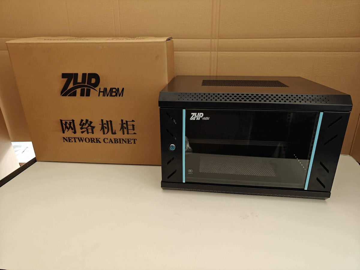 9U Wall Mount Server Cabinet with Lockable Door Heavy Duty IT Network Rack Enclosure for Data Centers & Network Equipment - Image 7