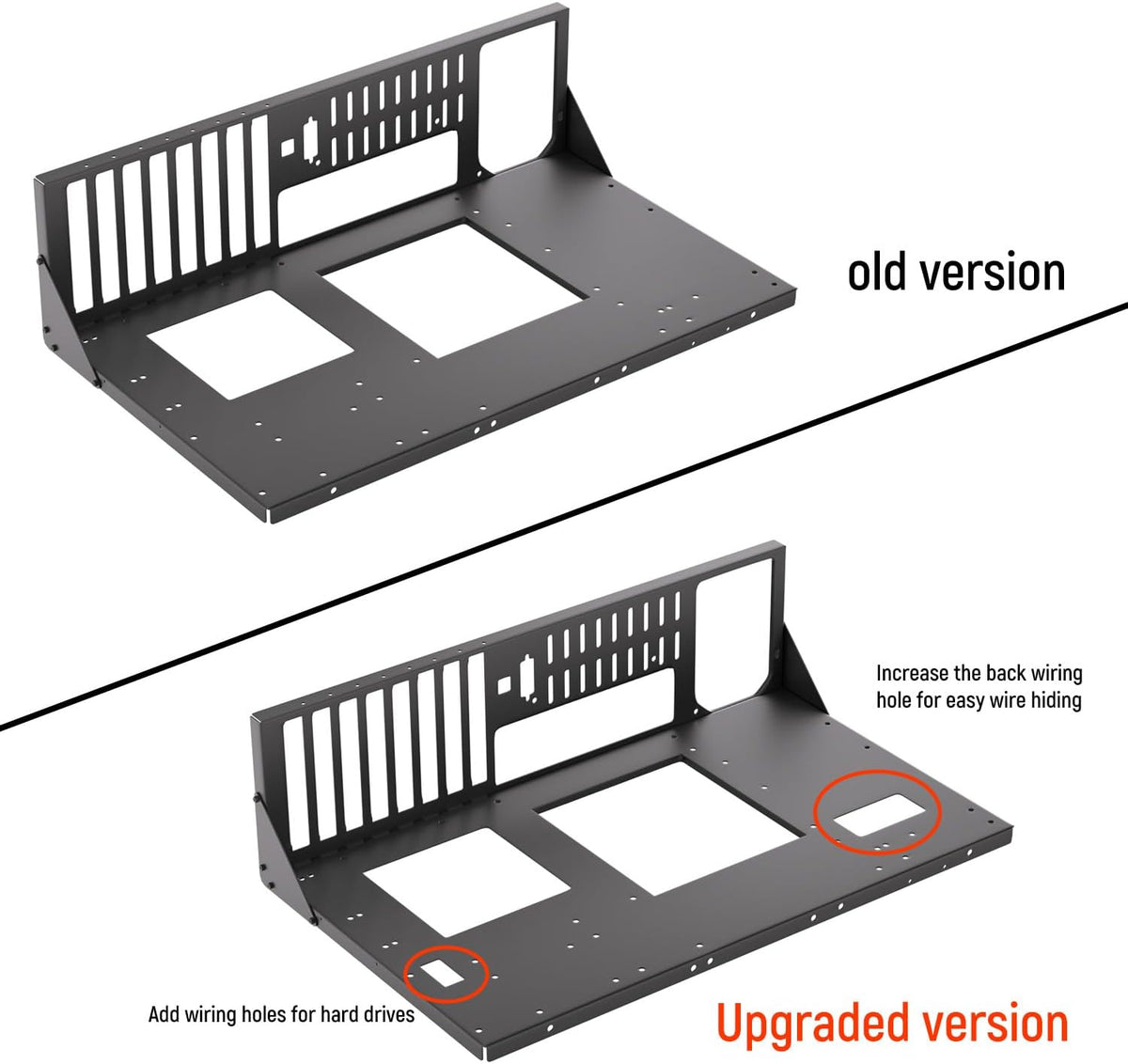 Open Air PC Case, PC Test Bench PC Case, ATX Open Frame Computer Case, DIY PC Rack for ATX MATX ITX Motherboards - Image 2