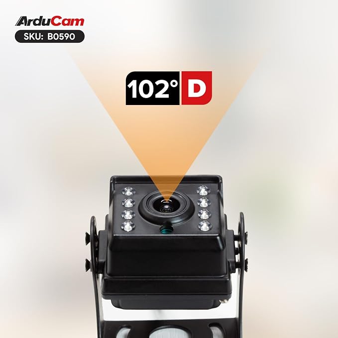 Arducam 2MP Day & Night Vision USB Camera Module, 1080P Automatic IR-Cut Switching USB 2.0 Webcam, with 850nm IR LEDs for Windows, Linux, Android and Mac OS - Image 6
