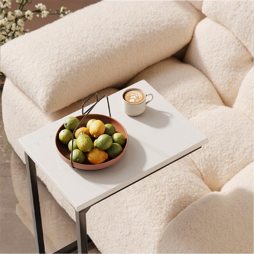 C-Shaped End Table Small Side Tables for Sofa and Bedside - Image 6