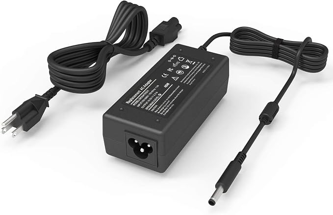 45W Charger for Dell Inspiron Latitude Vostro 4.5*3.0mm Round Tip | Compatible with Inspiron 11 13 14 15 17 Series 3420 3520 3583 3593, Latitude 3140 3420 3520, Vostro 3420 3520 by SLE-TECH