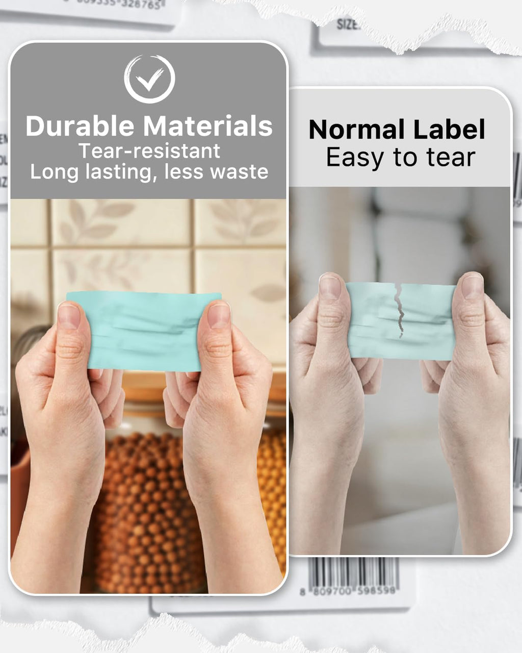 iEager 3x1 Inch Thermal Labels, Green Durable Thermal Printer Stickers - Image 4
