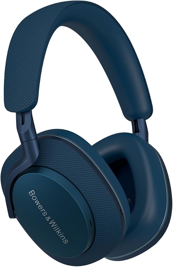 Bowers & Wilkins Px7 S2e Over-Ear Headphones, Bluetooth Headphones Over Ear with Enhanced Noise Cancellation, Transparency Mode, Crystal-Clear Calls, 30-Hour Battery Life, Ocean Blue by Unknown
