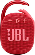 JBL Clip 4 - Portable Mini Bluetooth Speaker, big audio and punchy bass, integrated carabiner, IP67 waterproof and dustproof, 10 hours of playtime, speaker for home, outdoor and travel (Red) by JBL