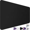 31.5" x 15.7" Waterproof Fabric Desk Pad Large Mouse Pad Office Game, Black by Akduss