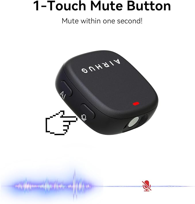 USB Microphone No Speaker with Magnetic & Flat Mount, for PC/Mac | Noise Canceling, Mute Button & LED Indicator, Plug & Play, Computer Microphone for Zoom/Teams/Gaming/Class - Image 6