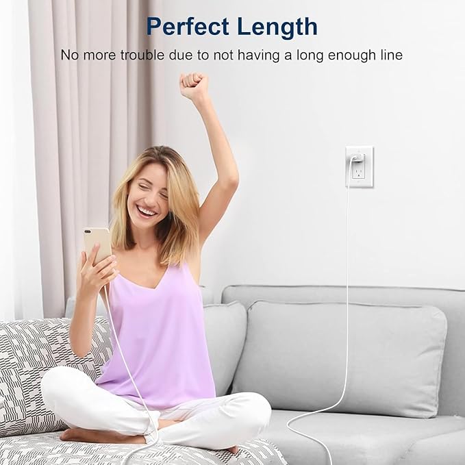 i Phone USB C Fast Charger, 3Pack 40W USB C Wall Charger with 6FT Cable for i Phone 17/17 Plus/17 Pro/17 Pro Max/16/16 Plus/16 Pro/16 Pro Max/15/15 Plus/15 Pro/15 Pro Max - Image 4