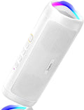 Bluetooth Speaker, 20W HD Sound, Portable Wireless, IPX5 Waterproof, Up to 24H Playtime, TWS Pairing, for Home/Party/Outdoor/Camping/Beach Essentials, Electronic Gadgets, Birthday Gift (White) by BolaButty