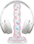 CamyCosy Headphone Holder for Desk, Gaming Headset & Earphone Stand with Tulip Flowers Pattern by CameCosy