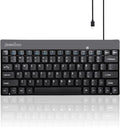 Perixx PERIBOARD-422 Wired USB-C Mini Keyboard, USB Type C Connector, Black, US English Layout by Perixx