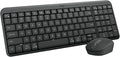 Logitech MK250 Bluetooth Wireless Keyboard and Mouse Combo - Graphite | Bluetooth connection only, compact keyboard with number pad, small ambidextrous M196 mouse with 3 non-customizable buttons by Unknown