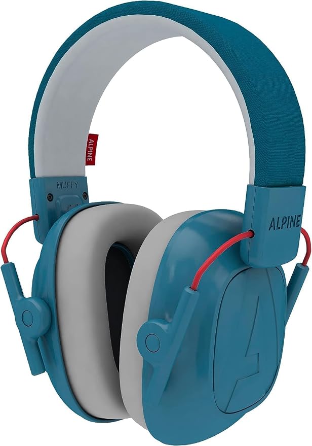 Alpine Muffy Kids Ear Muffs for Kids Ear Protection | 3-16 Years | Autism Sensory Products | 22dB Sound Reduction | Kids Noise Cancelling Ear Muffs | Noise Reduction Headphones for Kids by Alpine